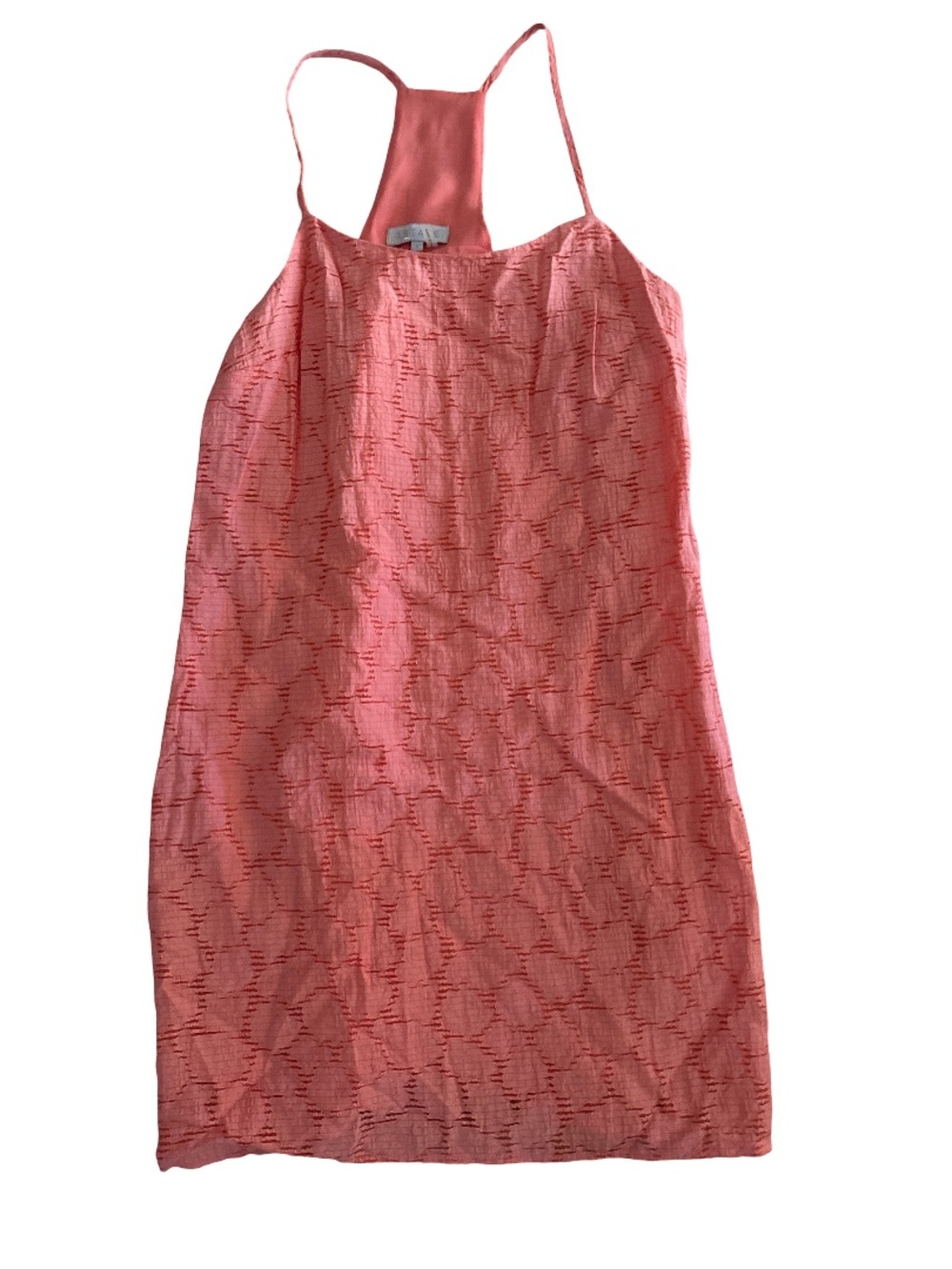 1. State Coral Pink Textured Slip Dress